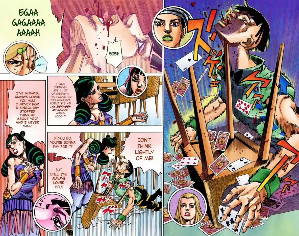 JoJo's Bizarre Adventure Part 8 JoJolion [Official Colored] Vol. 14 Ch. 58 Dawn at the Higashikata House