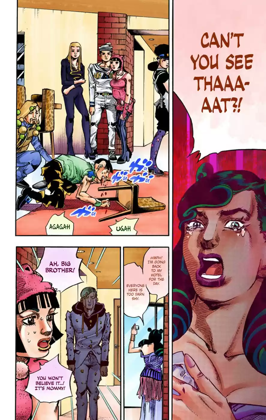 JoJo's Bizarre Adventure Part 8 JoJolion [Official Colored] Vol. 14 Ch. 58 Dawn at the Higashikata House