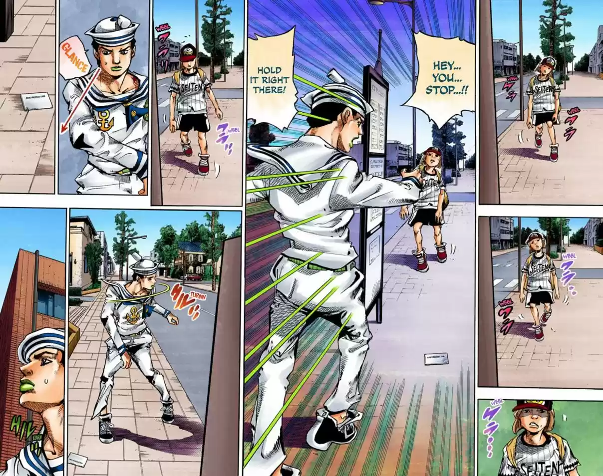 JoJo's Bizarre Adventure Part 8 JoJolion [Official Colored] Vol. 15 Ch. 60 Dolomité's Blue Lagoon Part 2
