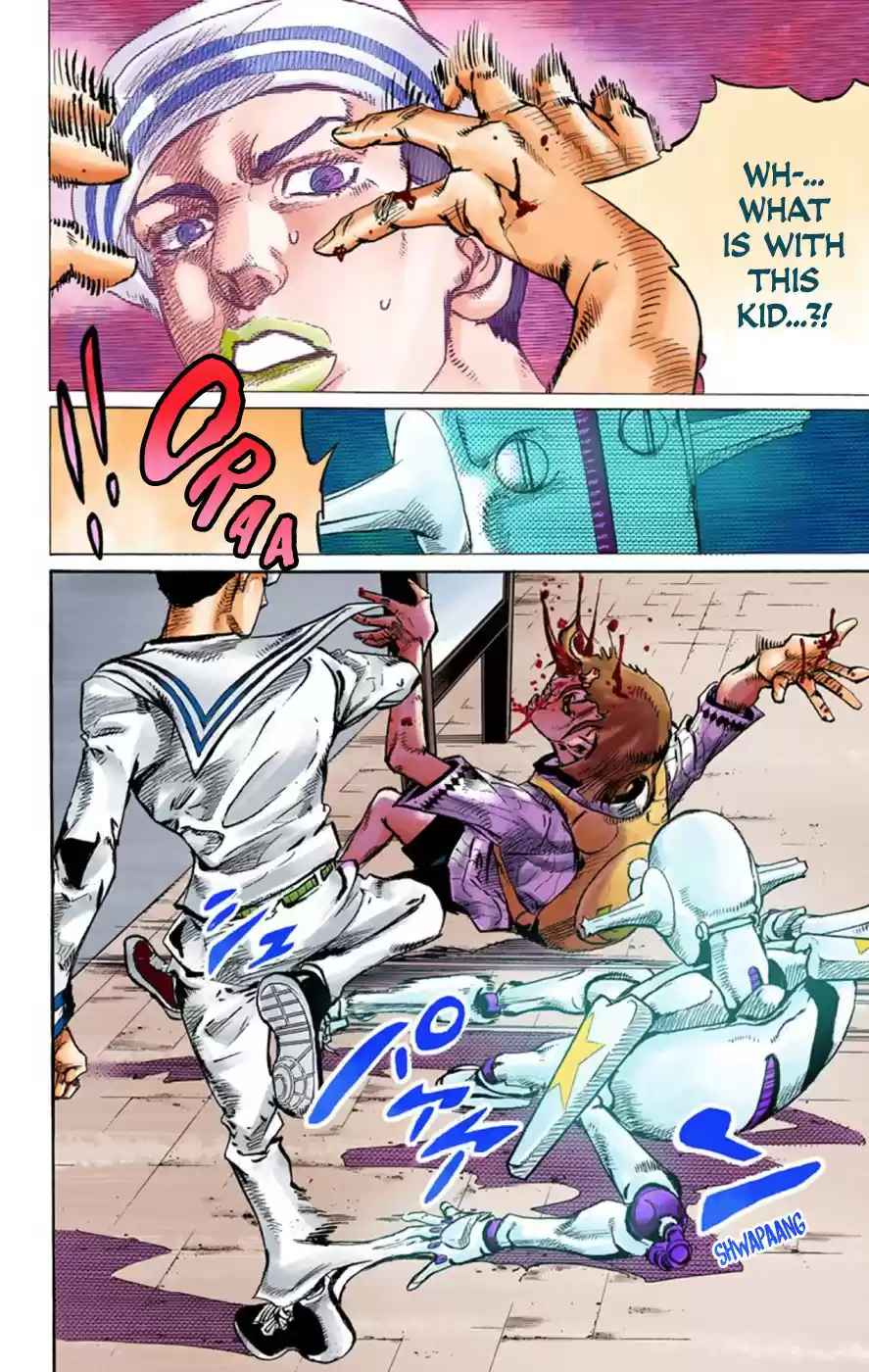 JoJo's Bizarre Adventure Part 8 JoJolion [Official Colored] Vol. 15 Ch. 60 Dolomité's Blue Lagoon Part 2