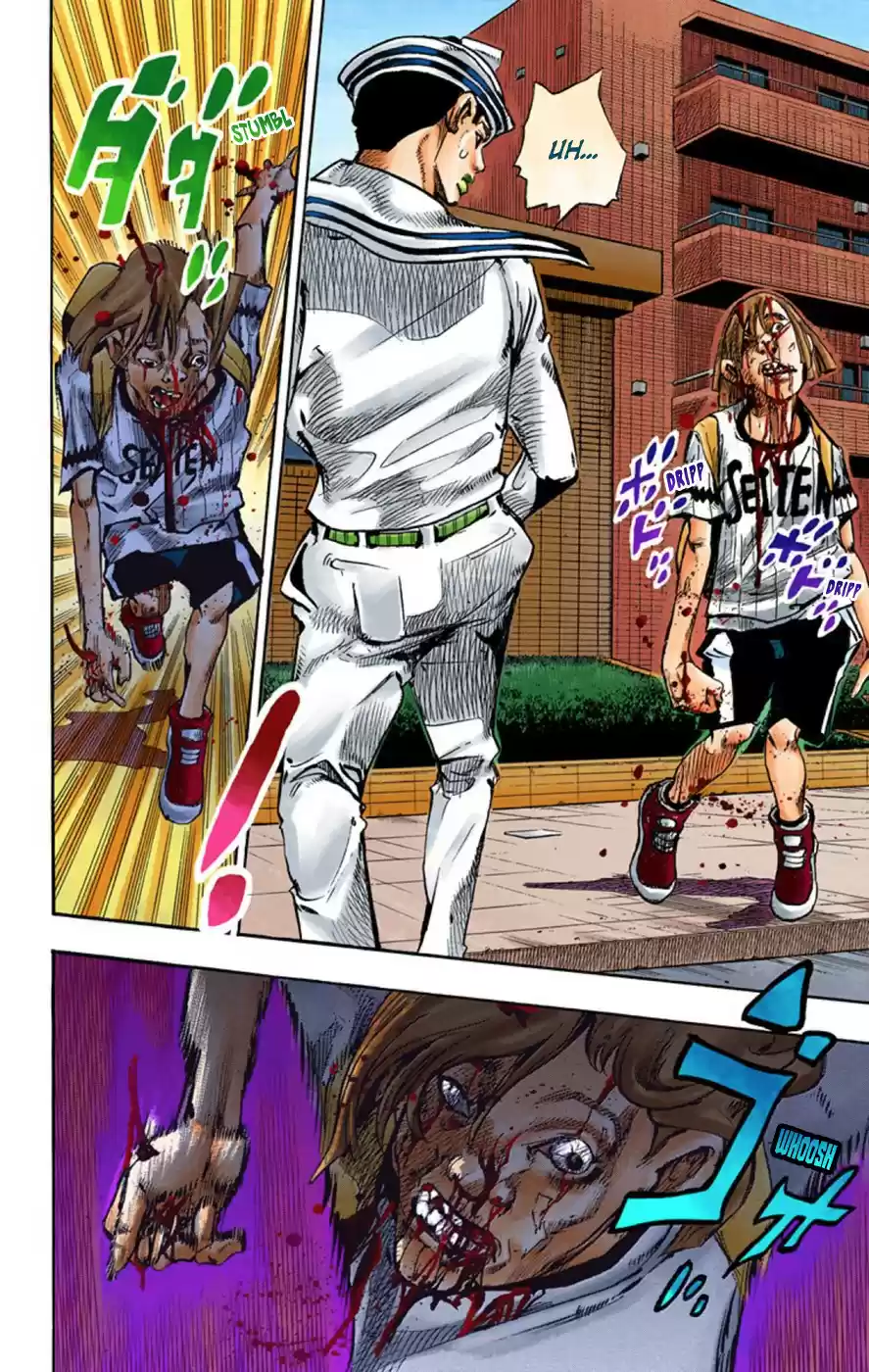 JoJo's Bizarre Adventure Part 8 JoJolion [Official Colored] Vol. 15 Ch. 60 Dolomité's Blue Lagoon Part 2