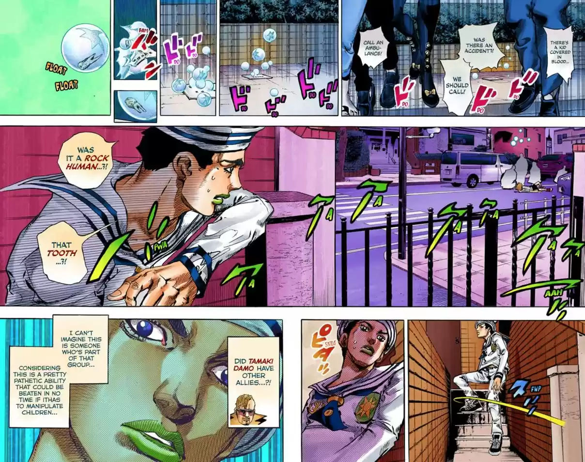 JoJo's Bizarre Adventure Part 8 JoJolion [Official Colored] Vol. 15 Ch. 60 Dolomité's Blue Lagoon Part 2