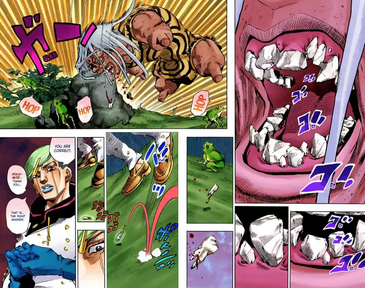 JoJo's Bizarre Adventure Part 8 JoJolion [Official Colored] Vol. 15 Ch. 61 Dolomité's Blue Lagoon Part 3