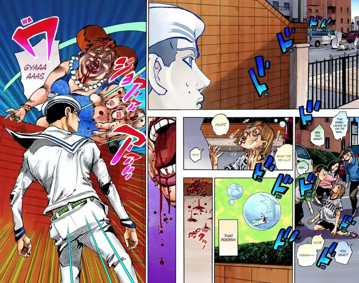 JoJo's Bizarre Adventure Part 8 JoJolion [Official Colored] Vol. 15 Ch. 61 Dolomité's Blue Lagoon Part 3