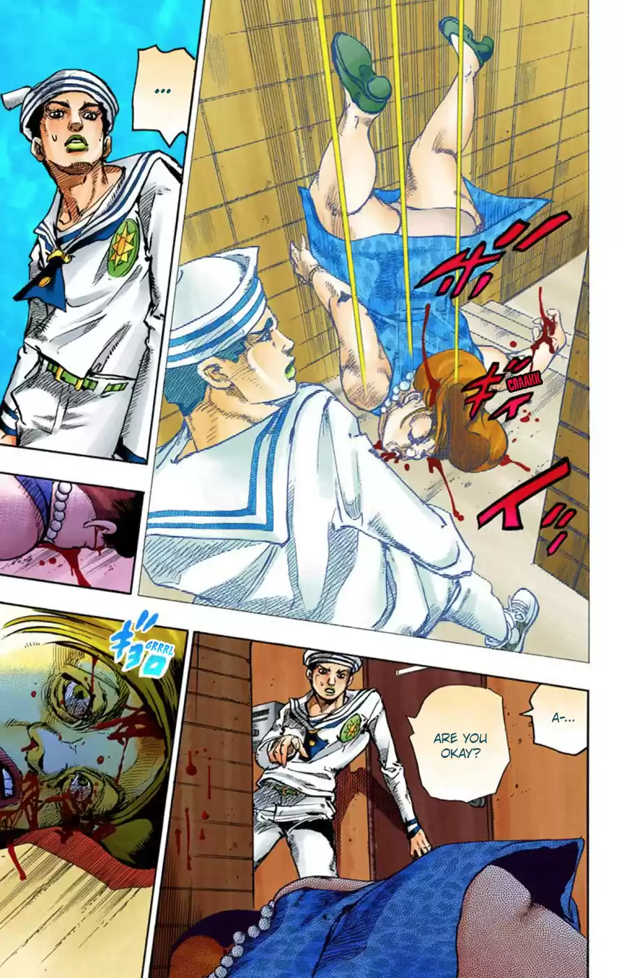 JoJo's Bizarre Adventure Part 8 JoJolion [Official Colored] Vol. 15 Ch. 61 Dolomité's Blue Lagoon Part 3