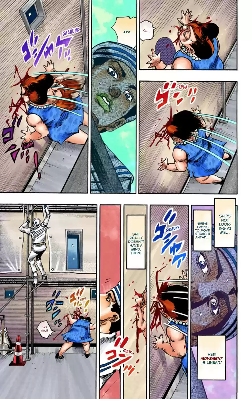 JoJo's Bizarre Adventure Part 8 JoJolion [Official Colored] Vol. 15 Ch. 61 Dolomité's Blue Lagoon Part 3