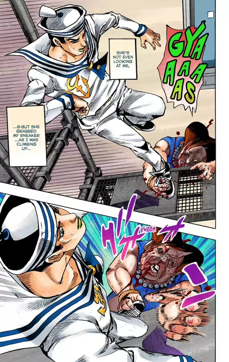 JoJo's Bizarre Adventure Part 8 JoJolion [Official Colored] Vol. 15 Ch. 61 Dolomité's Blue Lagoon Part 3