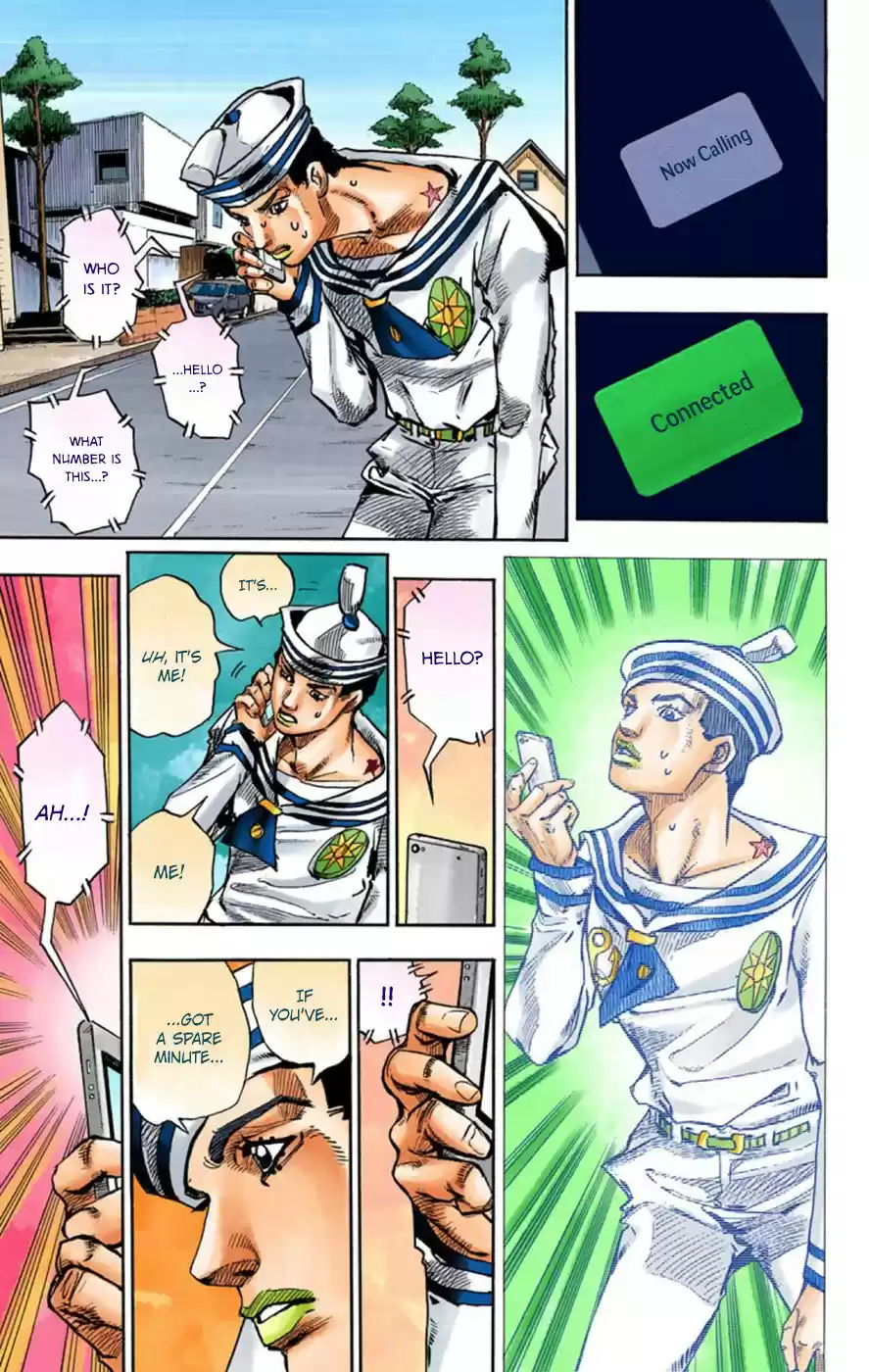 JoJo's Bizarre Adventure Part 8 JoJolion [Official Colored] Vol. 15 Ch. 61 Dolomité's Blue Lagoon Part 3