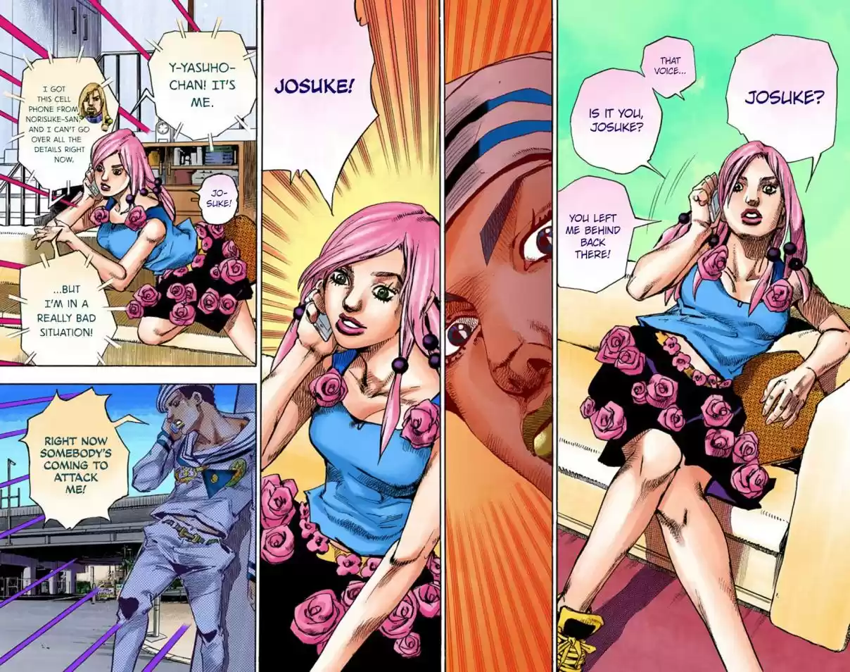 JoJo's Bizarre Adventure Part 8 JoJolion [Official Colored] Vol. 15 Ch. 61 Dolomité's Blue Lagoon Part 3