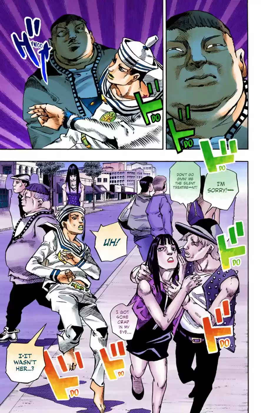 JoJo's Bizarre Adventure Part 8 JoJolion [Official Colored] Vol. 15 Ch. 61 Dolomité's Blue Lagoon Part 3