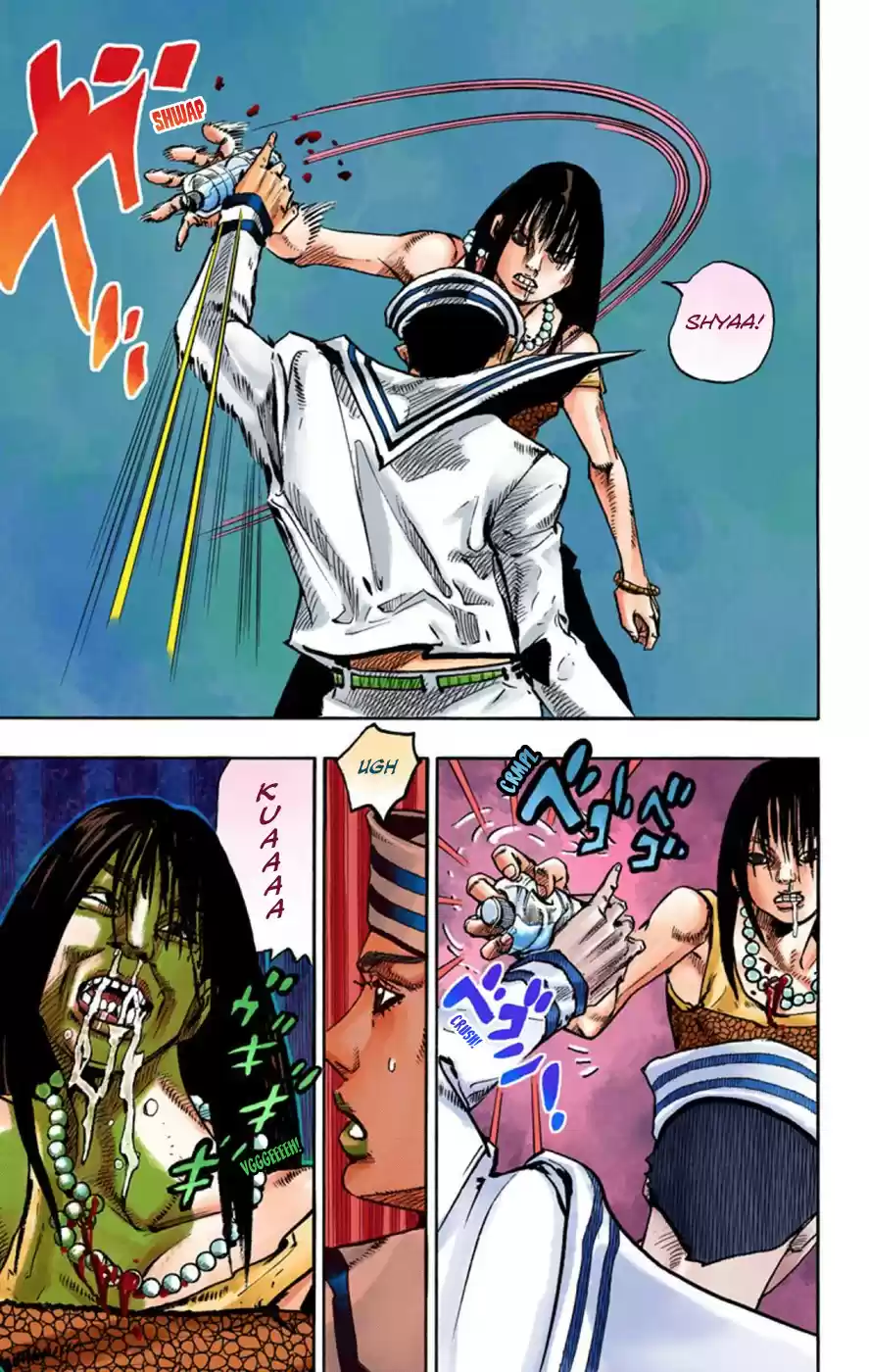 JoJo's Bizarre Adventure Part 8 JoJolion [Official Colored] Vol. 15 Ch. 62 Dolomité's Blue Lagoon Part 4