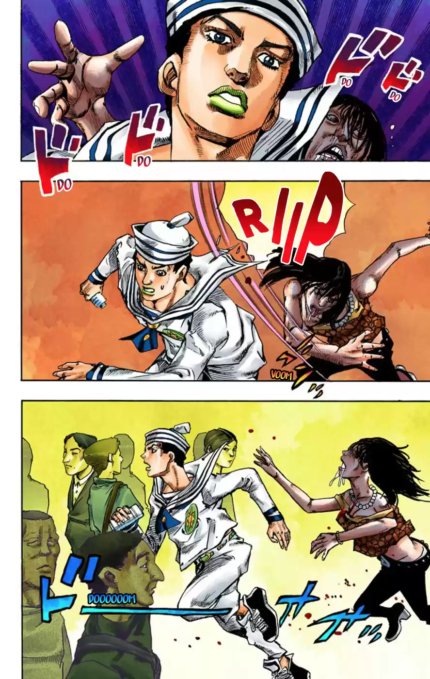 JoJo's Bizarre Adventure Part 8 JoJolion [Official Colored] Vol. 15 Ch. 62 Dolomité's Blue Lagoon Part 4