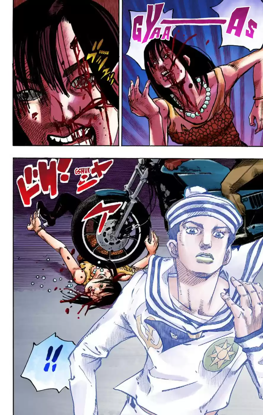 JoJo's Bizarre Adventure Part 8 JoJolion [Official Colored] Vol. 15 Ch. 62 Dolomité's Blue Lagoon Part 4