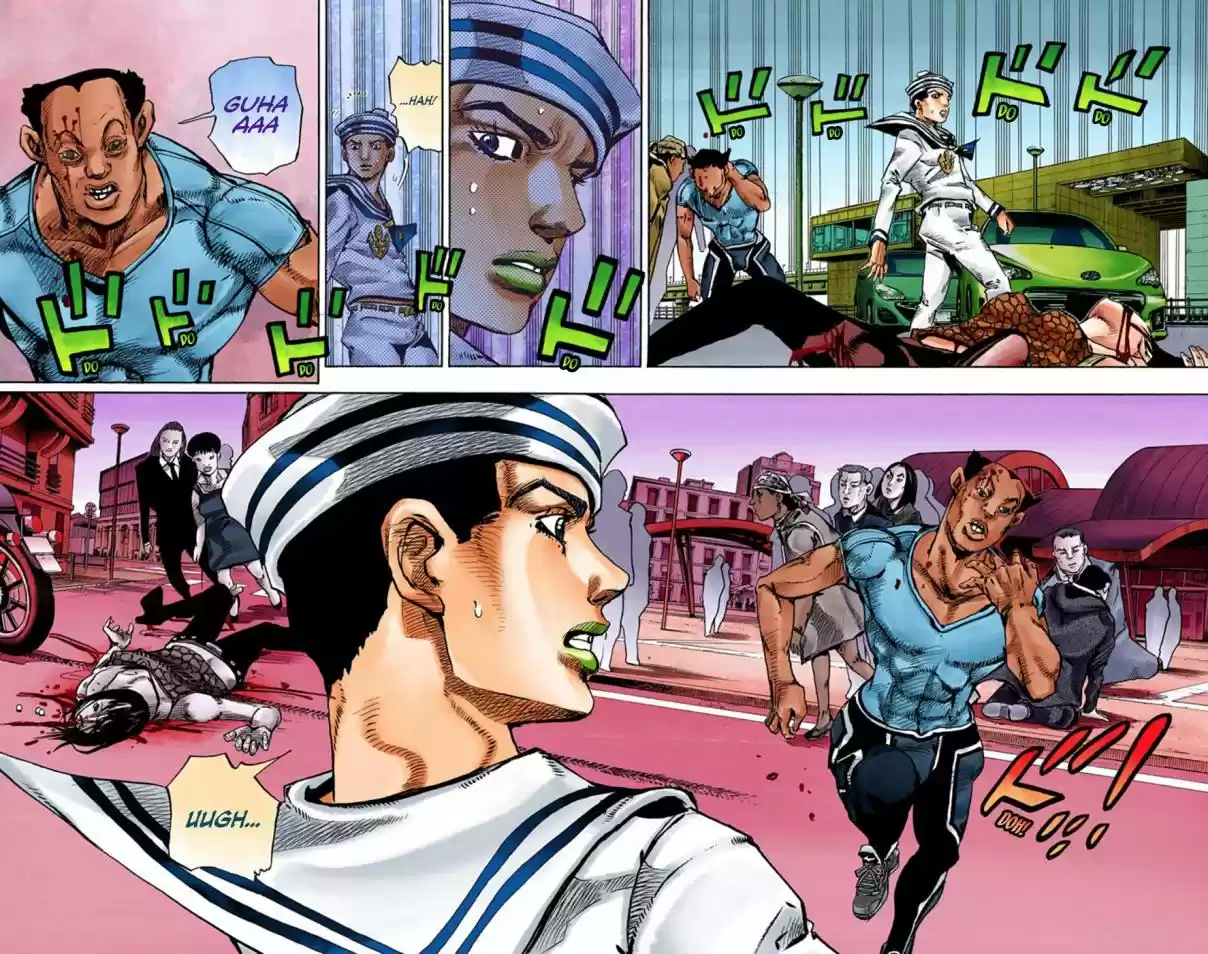 JoJo's Bizarre Adventure Part 8 JoJolion [Official Colored] Vol. 15 Ch. 62 Dolomité's Blue Lagoon Part 4