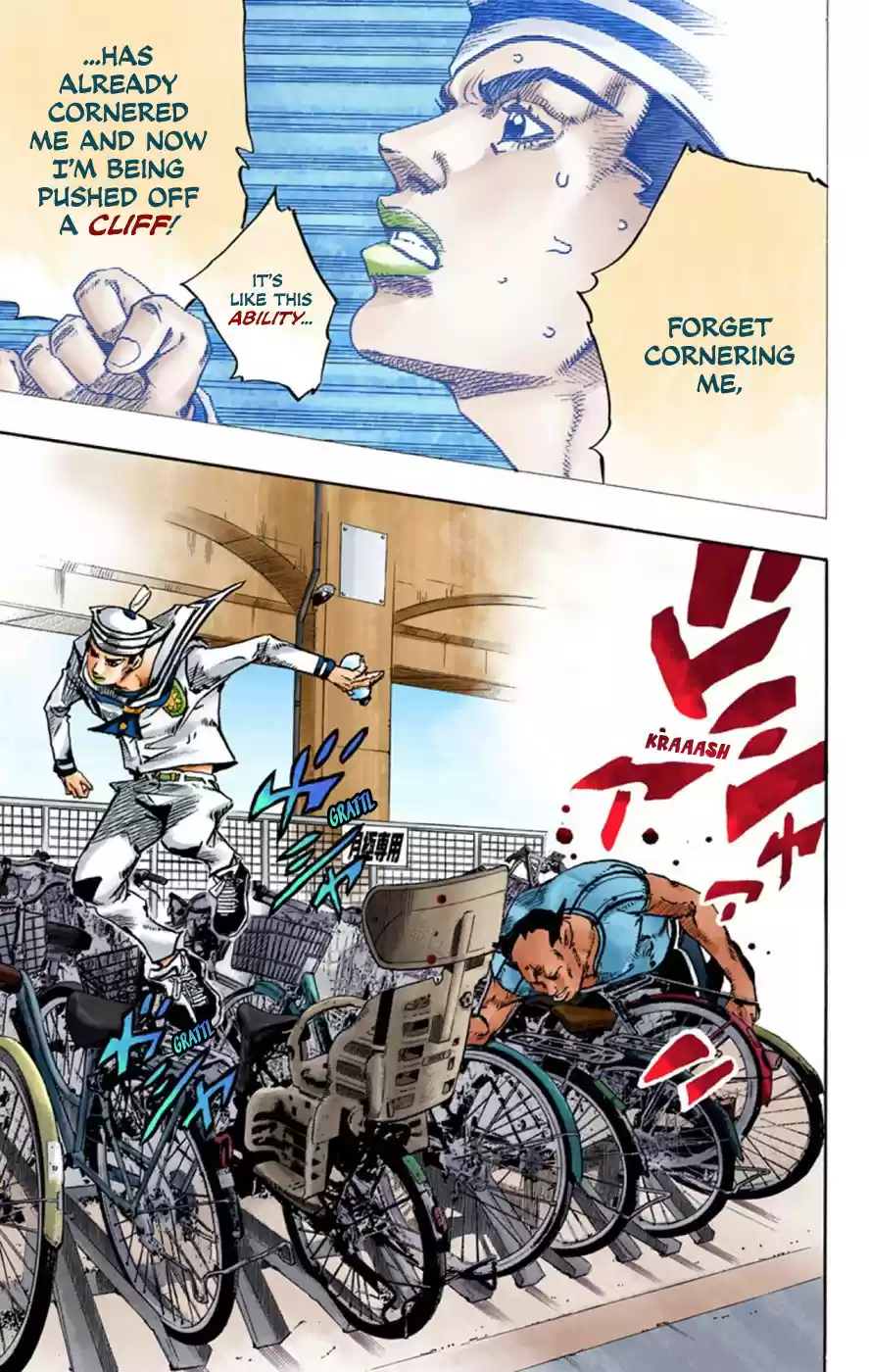 JoJo's Bizarre Adventure Part 8 JoJolion [Official Colored] Vol. 15 Ch. 62 Dolomité's Blue Lagoon Part 4