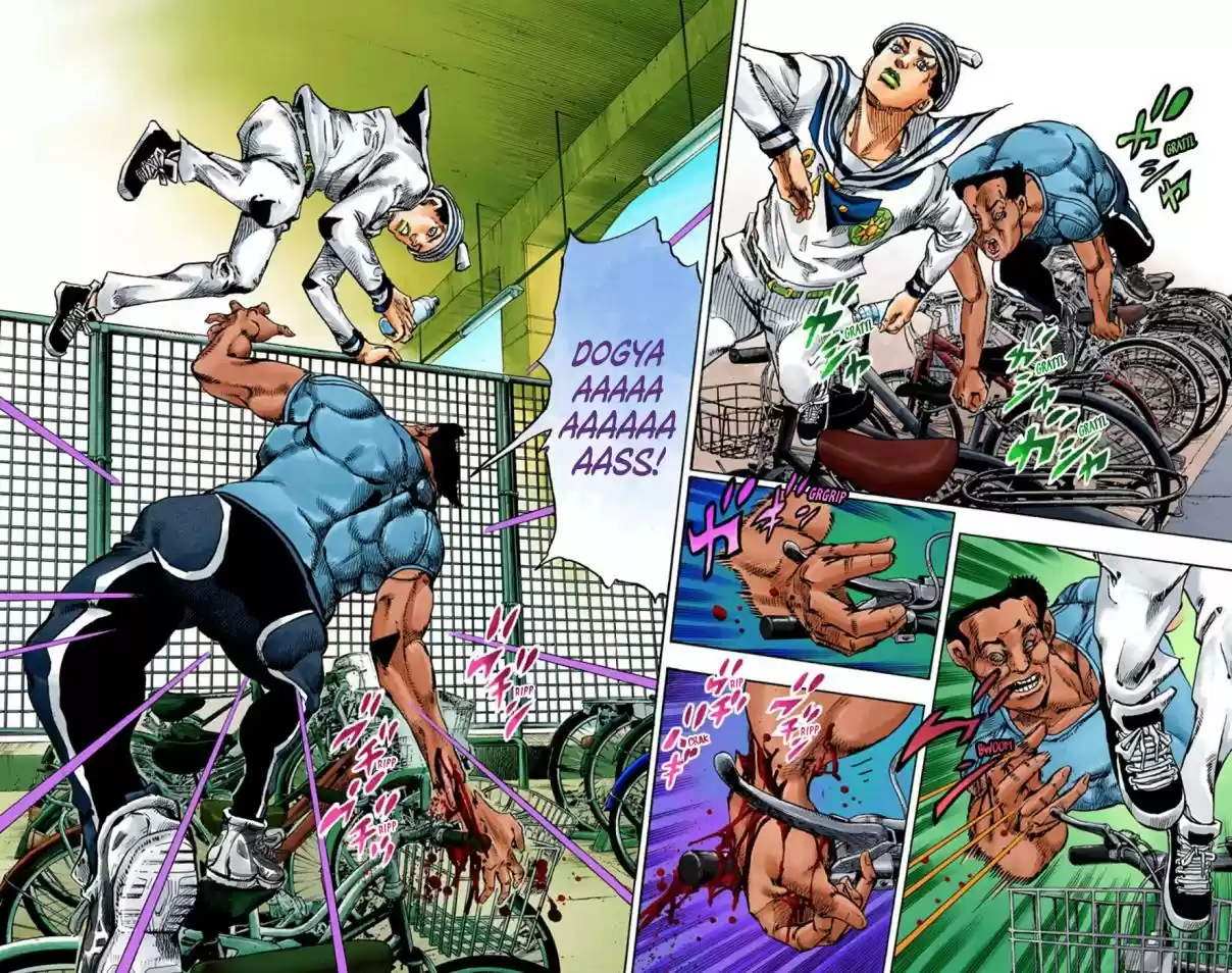 JoJo's Bizarre Adventure Part 8 JoJolion [Official Colored] Vol. 15 Ch. 62 Dolomité's Blue Lagoon Part 4
