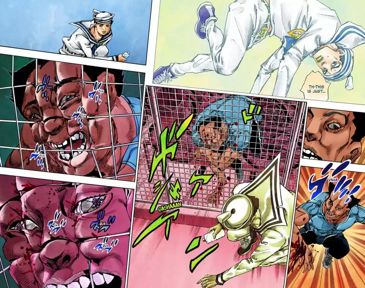 JoJo's Bizarre Adventure Part 8 JoJolion [Official Colored] Vol. 15 Ch. 62 Dolomité's Blue Lagoon Part 4