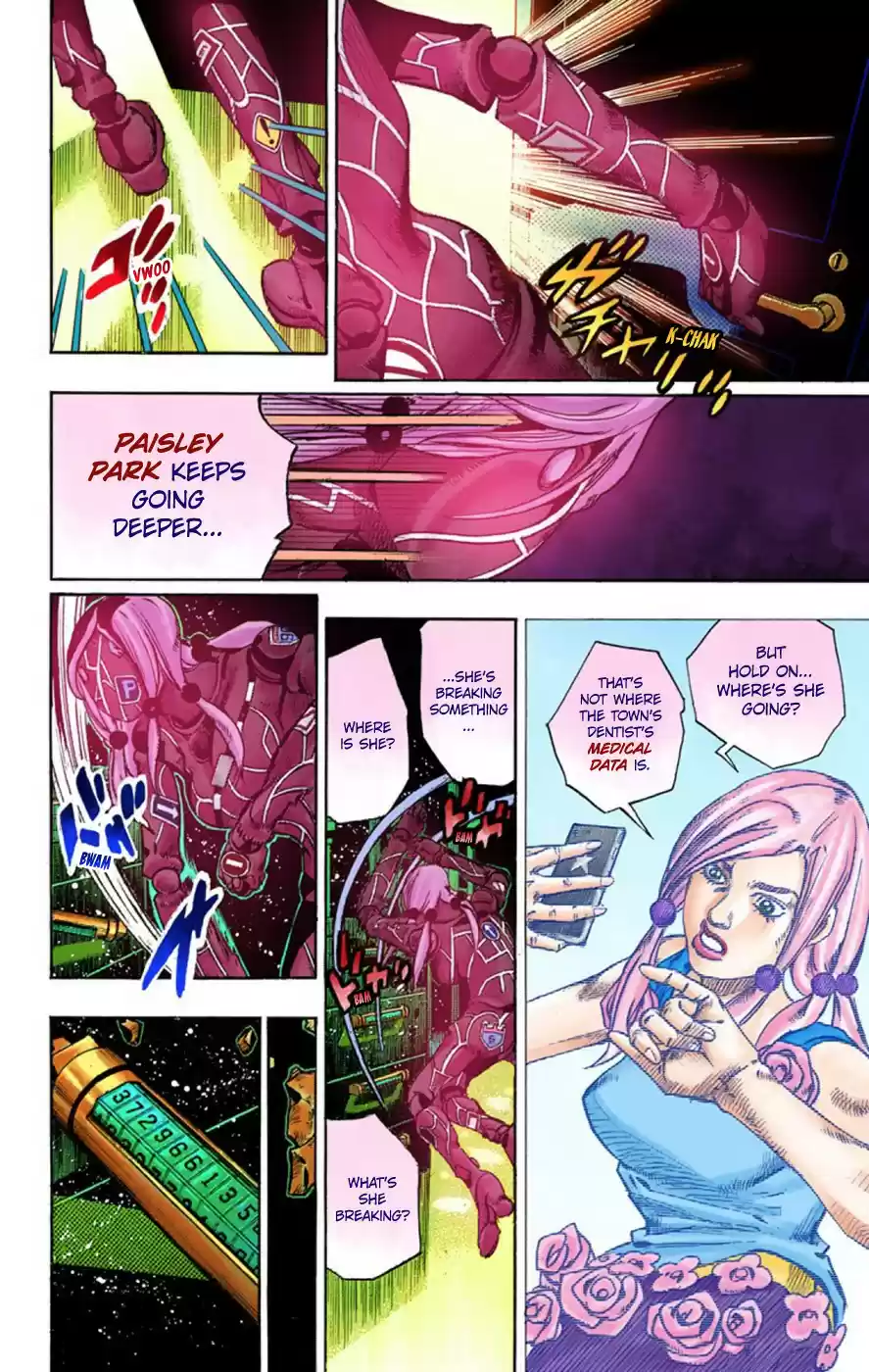 JoJo's Bizarre Adventure Part 8 JoJolion [Official Colored] Vol. 15 Ch. 62 Dolomité's Blue Lagoon Part 4