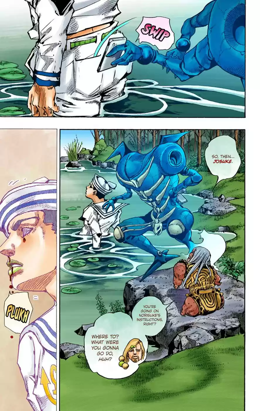 JoJo's Bizarre Adventure Part 8 JoJolion [Official Colored] Vol. 16 Ch. 63 Dolomité's Blue Lagoon Part 5