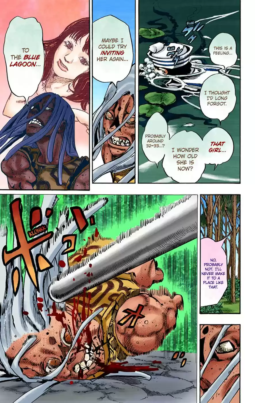 JoJo's Bizarre Adventure Part 8 JoJolion [Official Colored] Vol. 16 Ch. 63 Dolomité's Blue Lagoon Part 5
