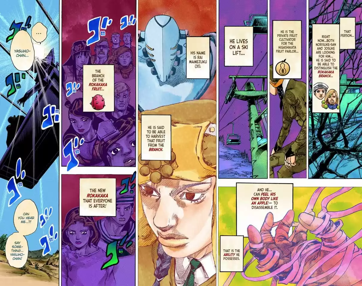 JoJo's Bizarre Adventure Part 8 JoJolion (Official Colored) Vol. 17 Ch. 67 The Plant Appraiser Rai Mamezuku (31) Part 3