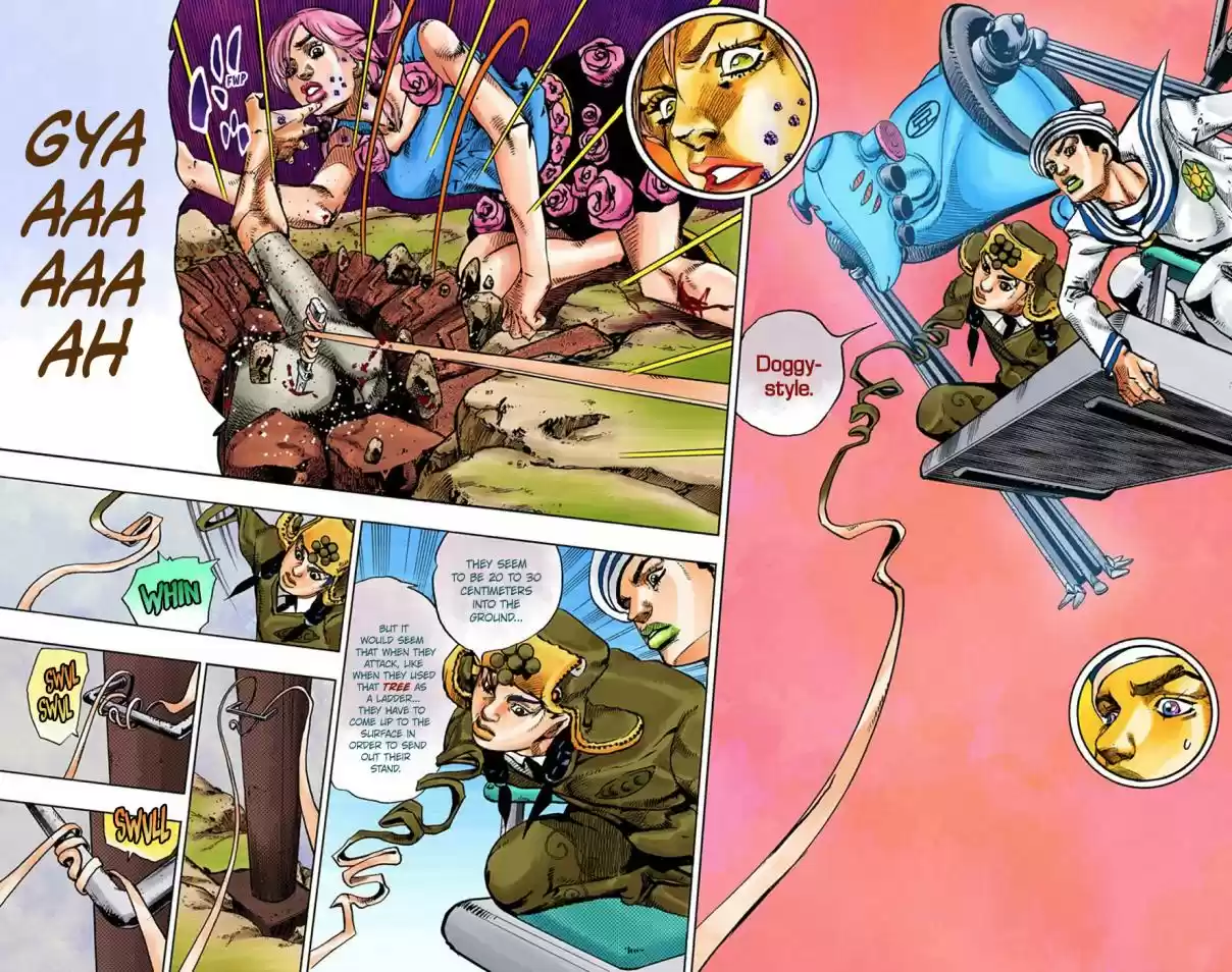 JoJo's Bizarre Adventure Part 8 JoJolion (Official Colored) Vol. 17 Ch. 67 The Plant Appraiser Rai Mamezuku (31) Part 3