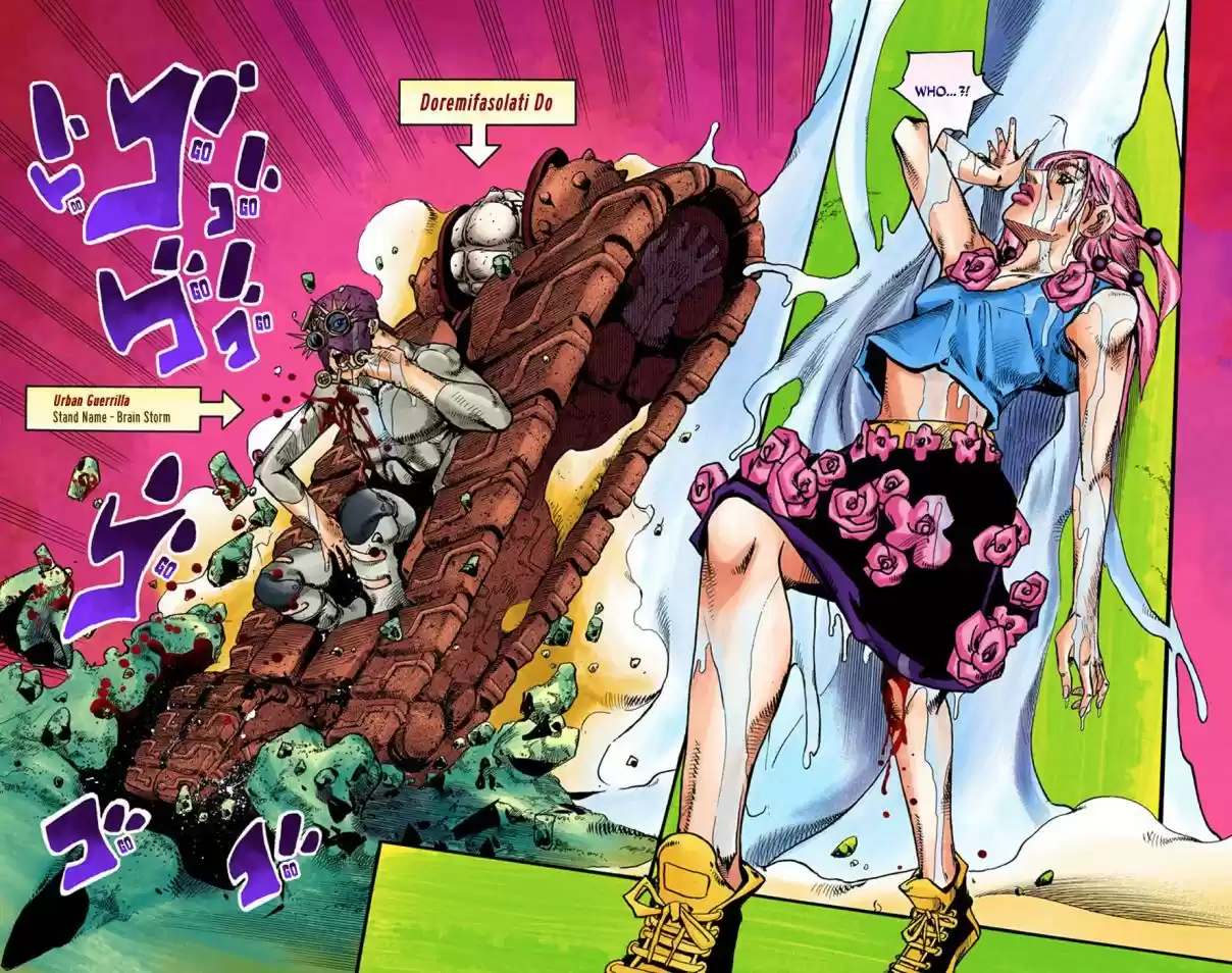 JoJo's Bizarre Adventure Part 8 JoJolion (Official Colored) Vol. 17 Ch. 68 Urban Guerrilla and Doremifasolati Do Part 1
