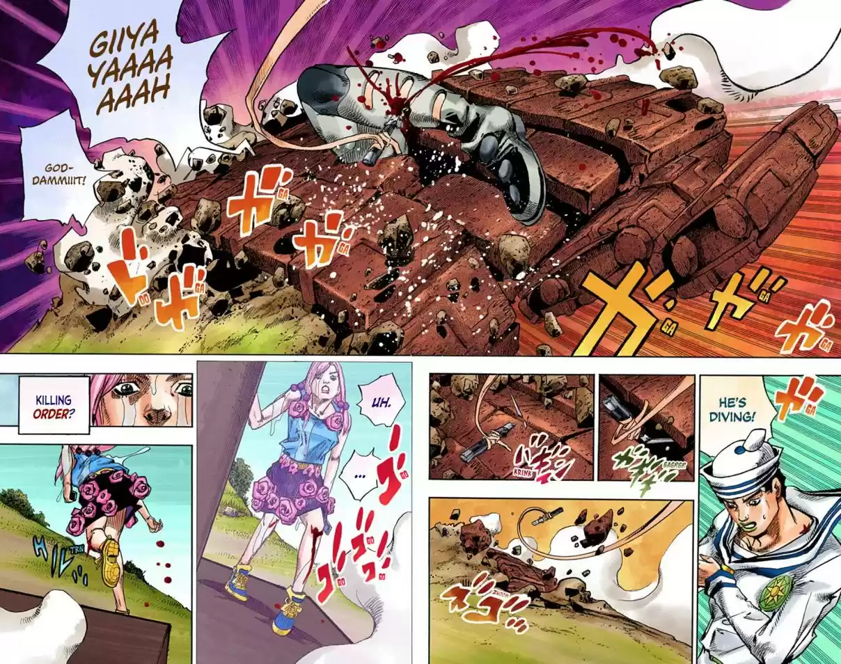 JoJo's Bizarre Adventure Part 8 JoJolion (Official Colored) Vol. 17 Ch. 68 Urban Guerrilla and Doremifasolati Do Part 1