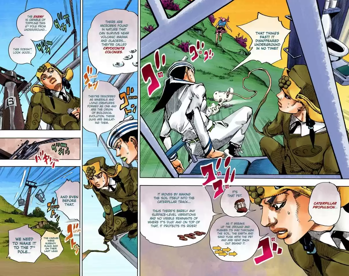 JoJo's Bizarre Adventure Part 8 JoJolion (Official Colored) Vol. 17 Ch. 68 Urban Guerrilla and Doremifasolati Do Part 1