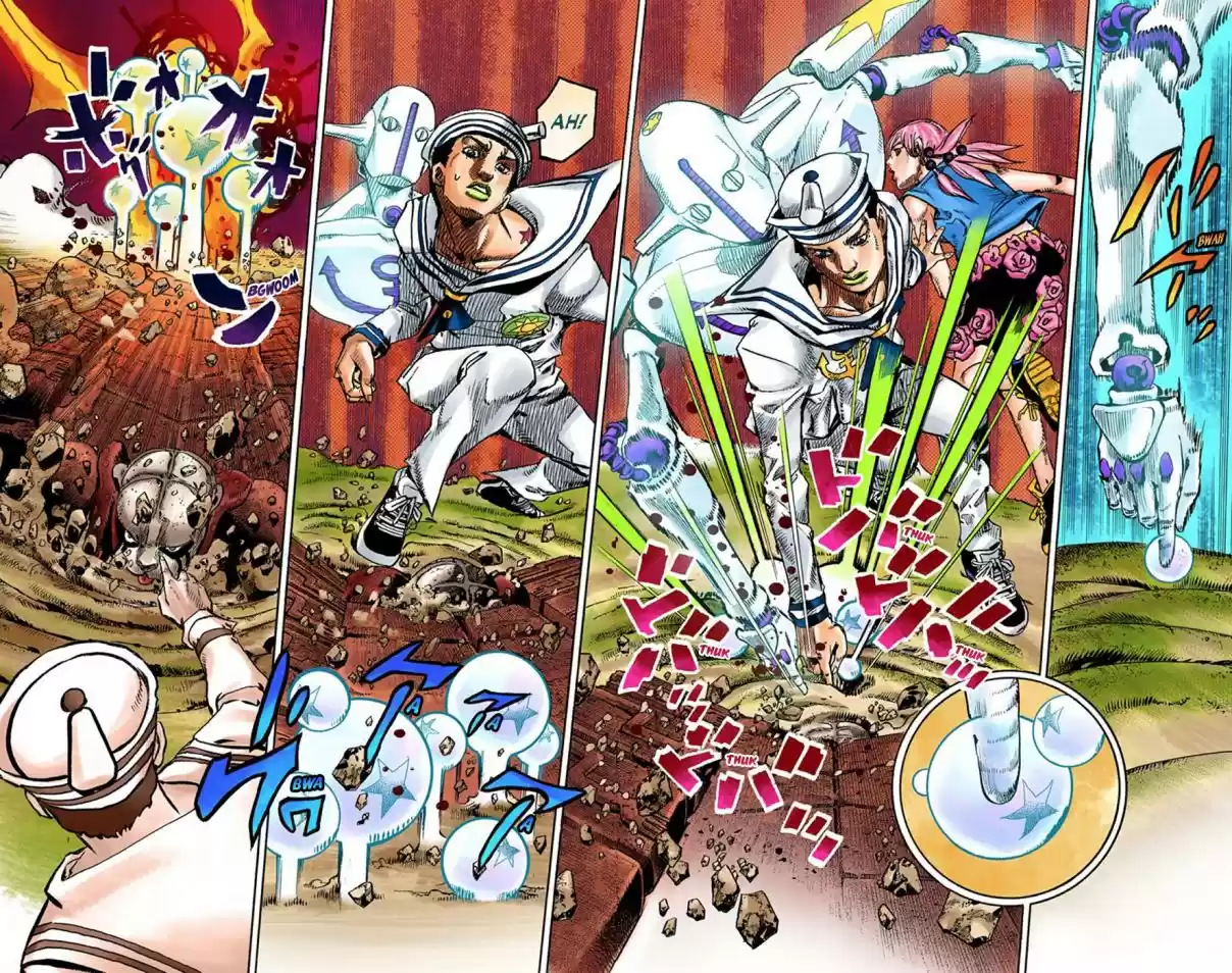 JoJo's Bizarre Adventure Part 8 JoJolion (Official Colored) Vol. 17 Ch. 68 Urban Guerrilla and Doremifasolati Do Part 1