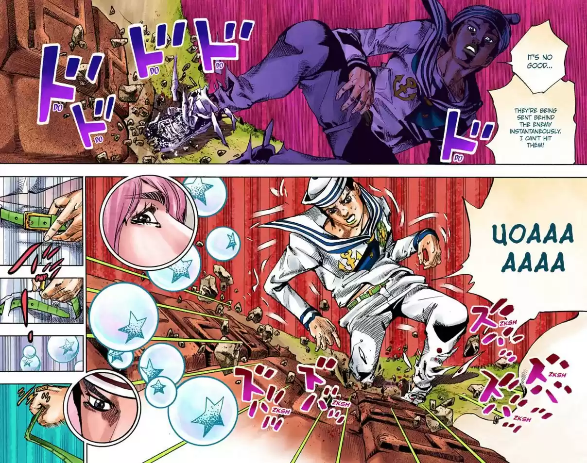 JoJo's Bizarre Adventure Part 8 JoJolion (Official Colored) Vol. 17 Ch. 68 Urban Guerrilla and Doremifasolati Do Part 1
