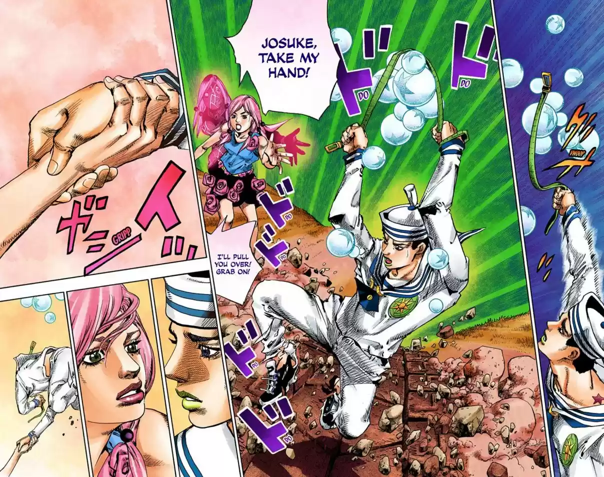 JoJo's Bizarre Adventure Part 8 JoJolion (Official Colored) Vol. 17 Ch. 68 Urban Guerrilla and Doremifasolati Do Part 1
