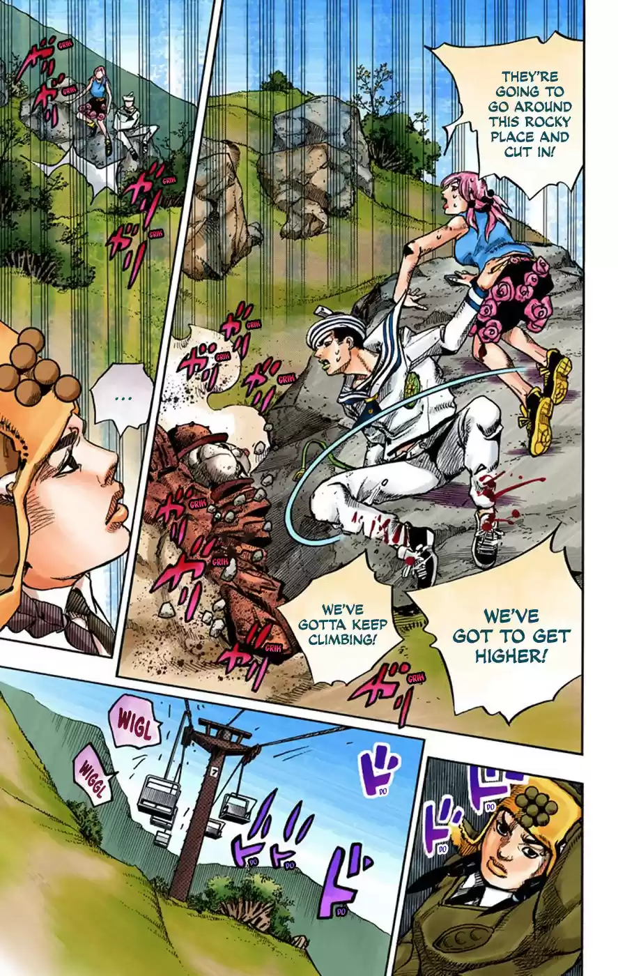 JoJo's Bizarre Adventure Part 8 JoJolion (Official Colored) Vol. 17 Ch. 68 Urban Guerrilla and Doremifasolati Do Part 1