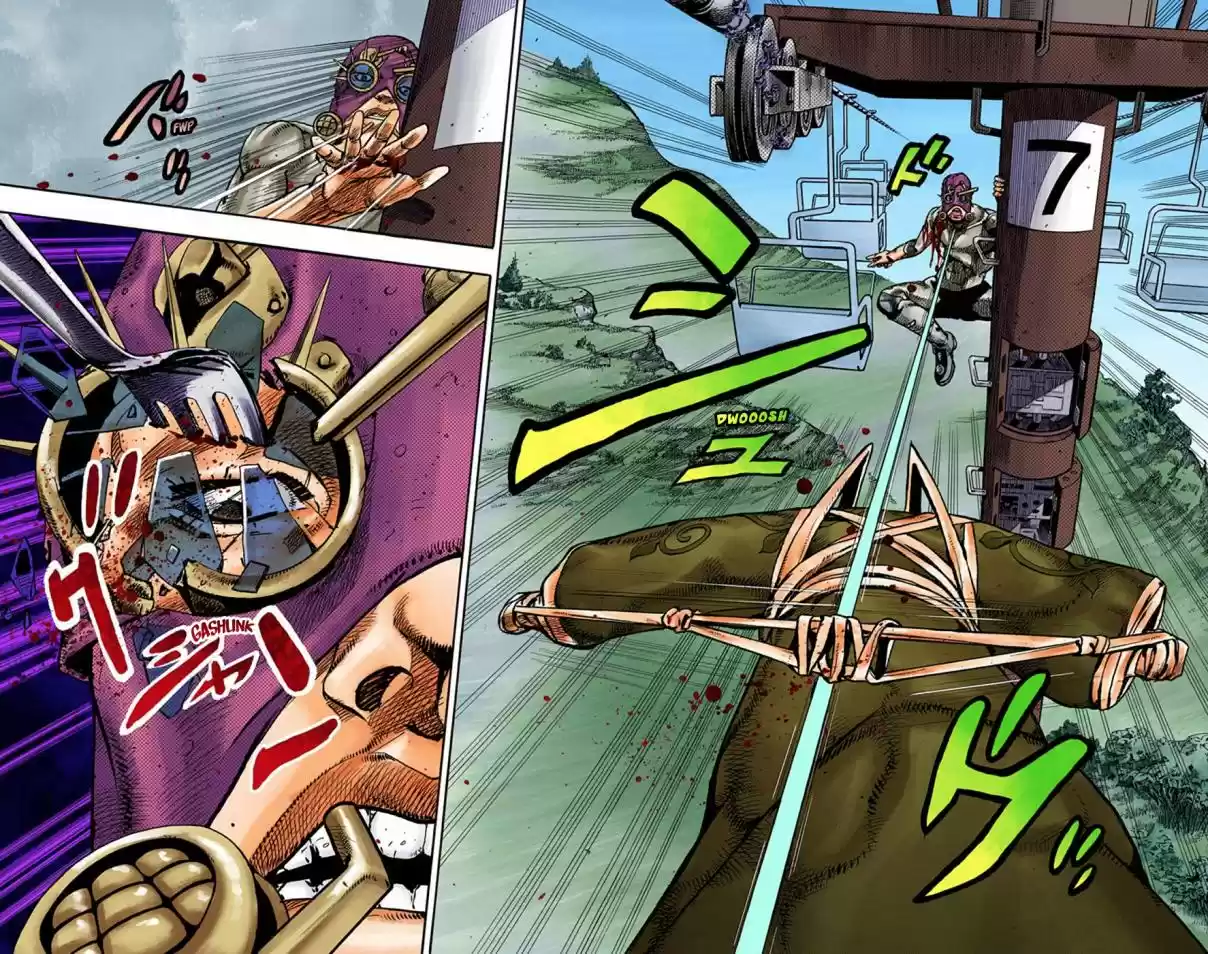 JoJo's Bizarre Adventure Part 8 JoJolion (Official Colored) Vol. 17 Ch. 69 Urban Guerrilla and Doremifasolati Do Part 2