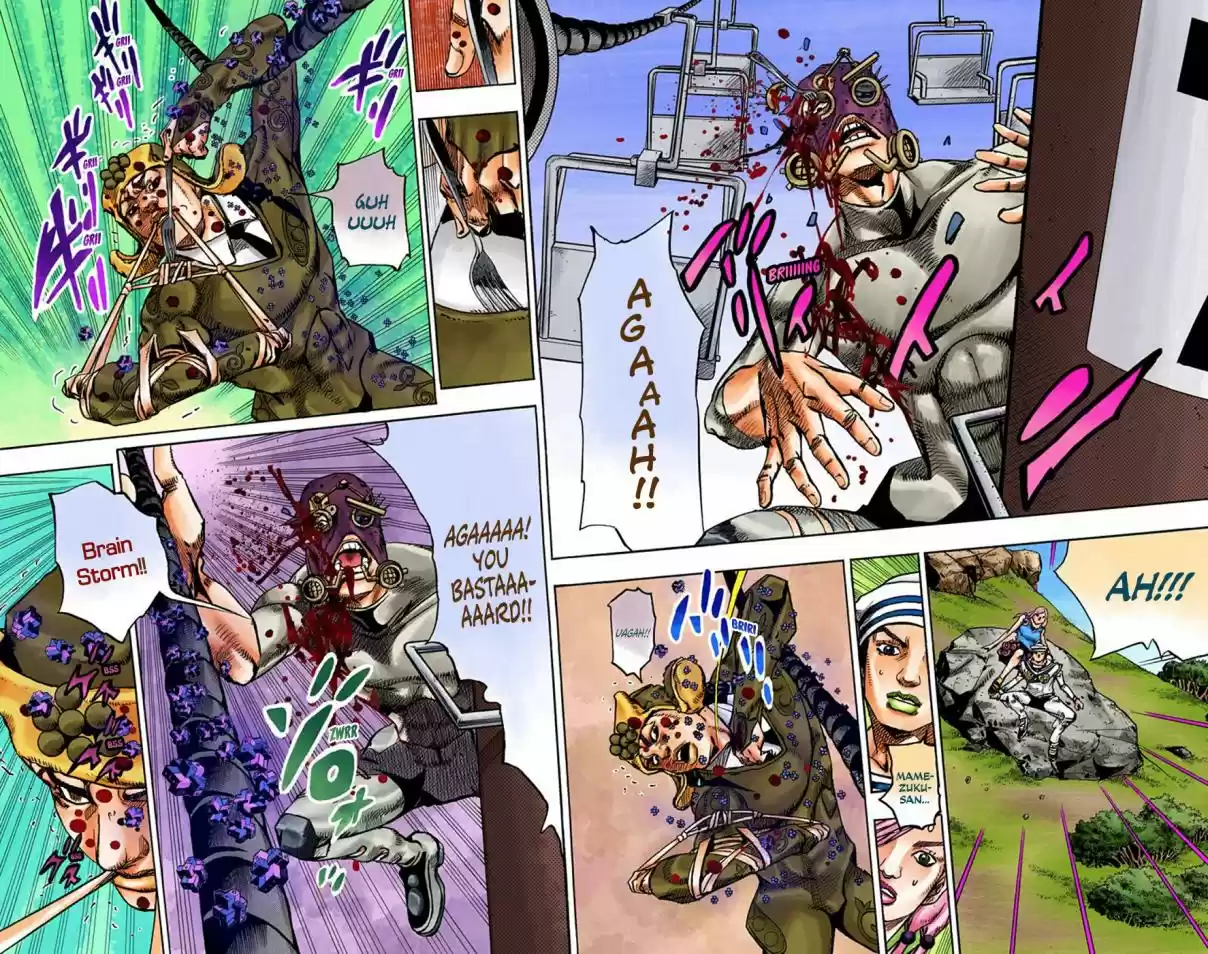 JoJo's Bizarre Adventure Part 8 JoJolion (Official Colored) Vol. 17 Ch. 69 Urban Guerrilla and Doremifasolati Do Part 2