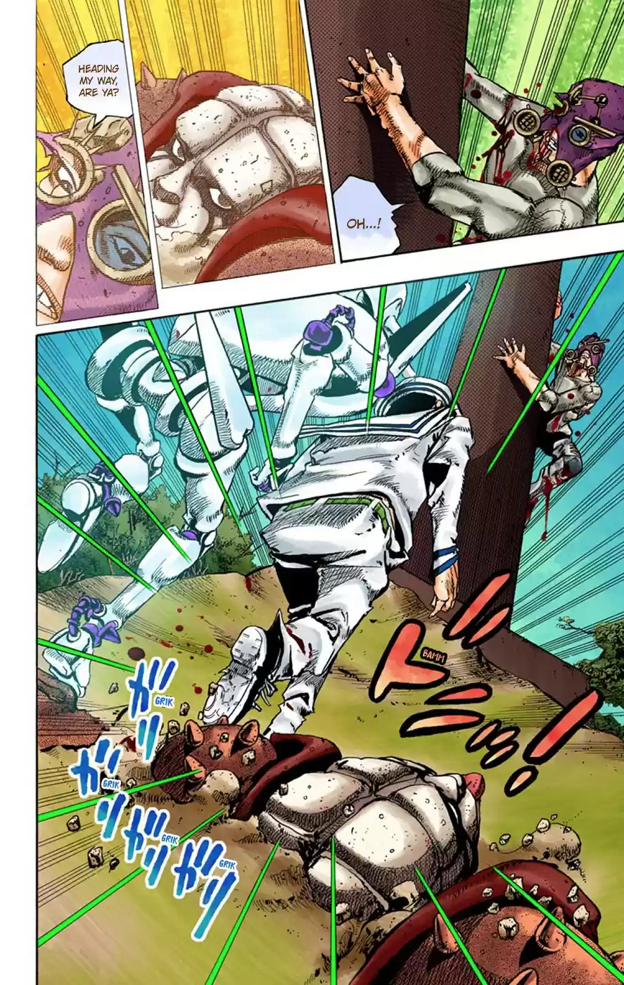 JoJo's Bizarre Adventure Part 8 JoJolion (Official Colored) Vol. 17 Ch. 69 Urban Guerrilla and Doremifasolati Do Part 2