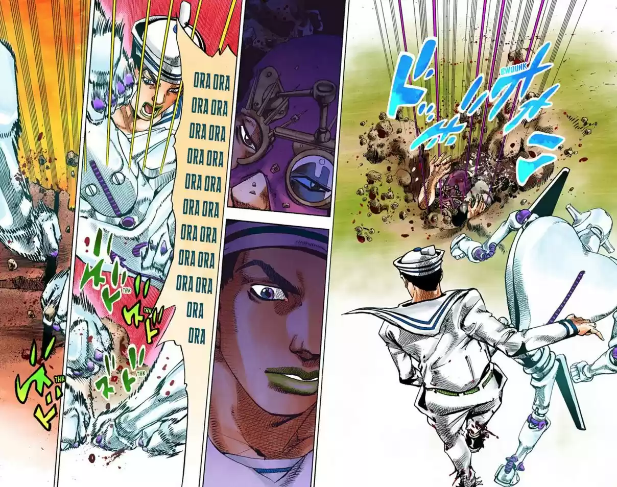 JoJo's Bizarre Adventure Part 8 JoJolion (Official Colored) Vol. 17 Ch. 69 Urban Guerrilla and Doremifasolati Do Part 2