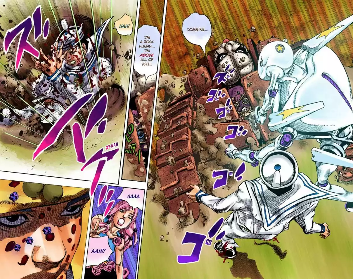 JoJo's Bizarre Adventure Part 8 JoJolion (Official Colored) Vol. 17 Ch. 69 Urban Guerrilla and Doremifasolati Do Part 2