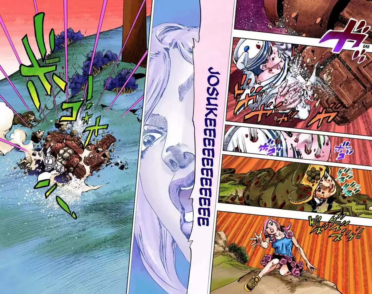 JoJo's Bizarre Adventure Part 8 JoJolion (Official Colored) Vol. 17 Ch. 70 Urban Guerrilla and Doremifasolati Do Part 3