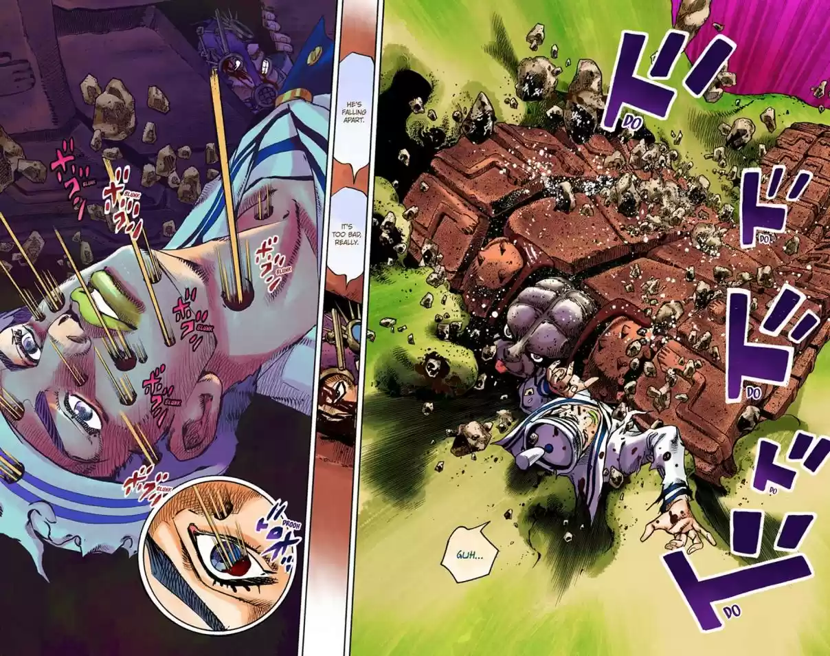 JoJo's Bizarre Adventure Part 8 JoJolion (Official Colored) Vol. 17 Ch. 70 Urban Guerrilla and Doremifasolati Do Part 3