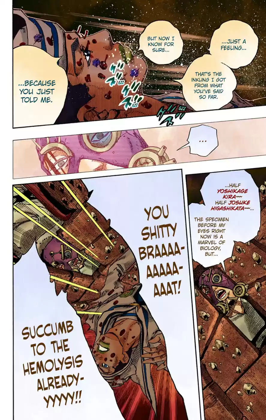 JoJo's Bizarre Adventure Part 8 JoJolion (Official Colored) Vol. 17 Ch. 70 Urban Guerrilla and Doremifasolati Do Part 3