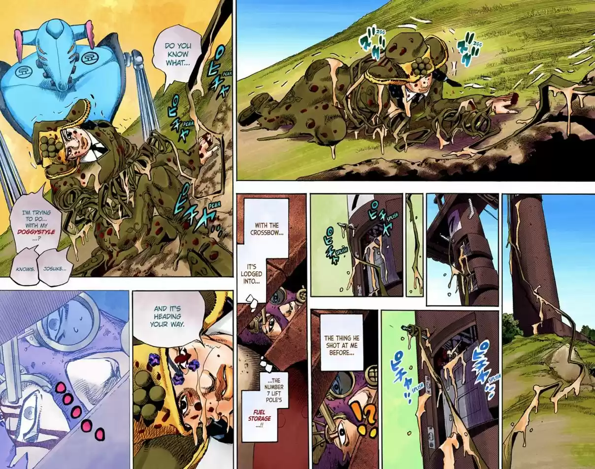 JoJo's Bizarre Adventure Part 8 JoJolion (Official Colored) Vol. 17 Ch. 70 Urban Guerrilla and Doremifasolati Do Part 3