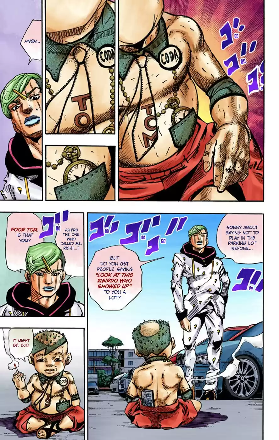 JoJo's Bizarre Adventure Part 8 JoJolion (Official Colored) Vol. 17 Ch. 70 Urban Guerrilla and Doremifasolati Do Part 3