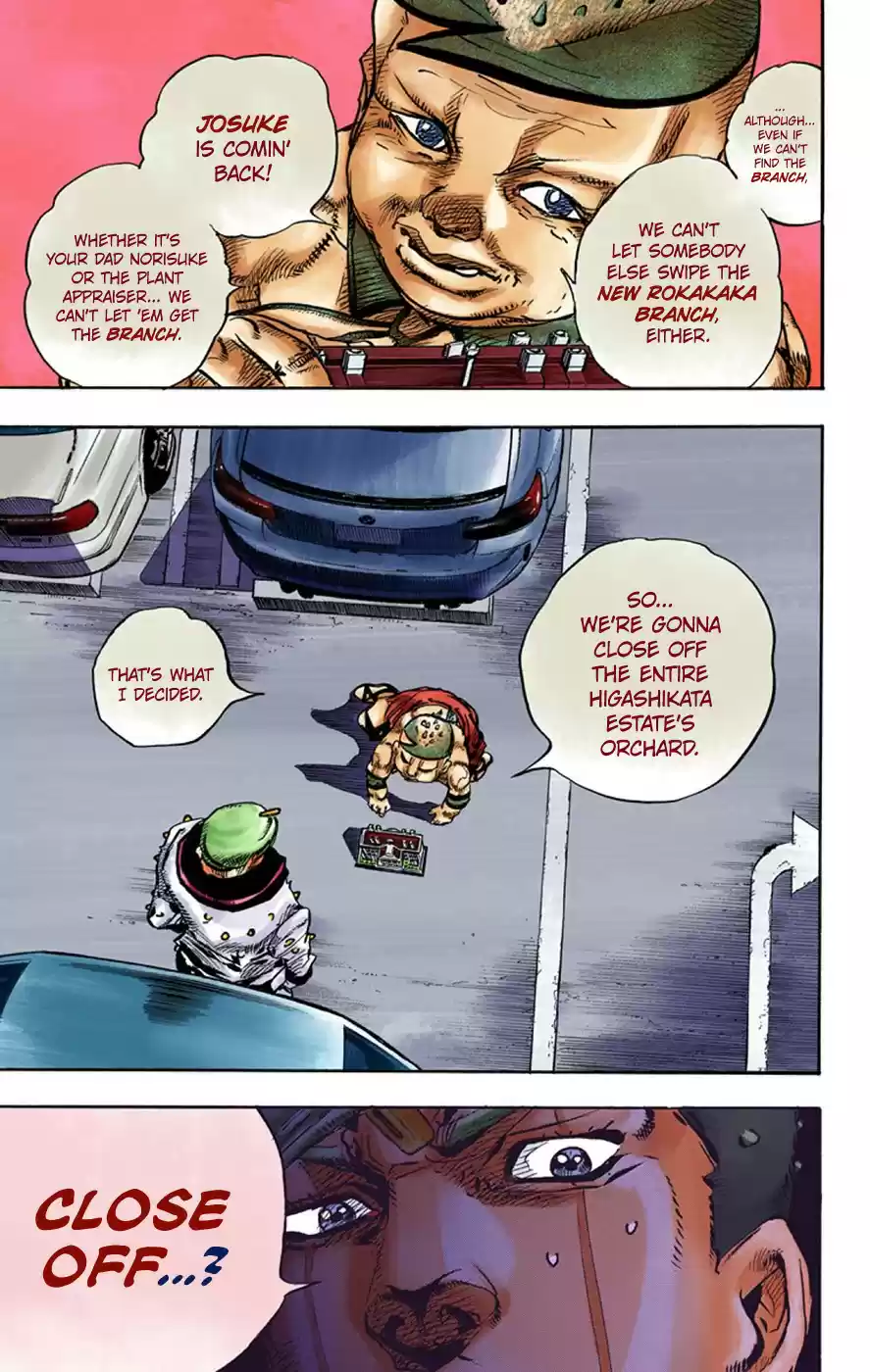 JoJo's Bizarre Adventure Part 8 JoJolion (Official Colored) Vol. 17 Ch. 70 Urban Guerrilla and Doremifasolati Do Part 3