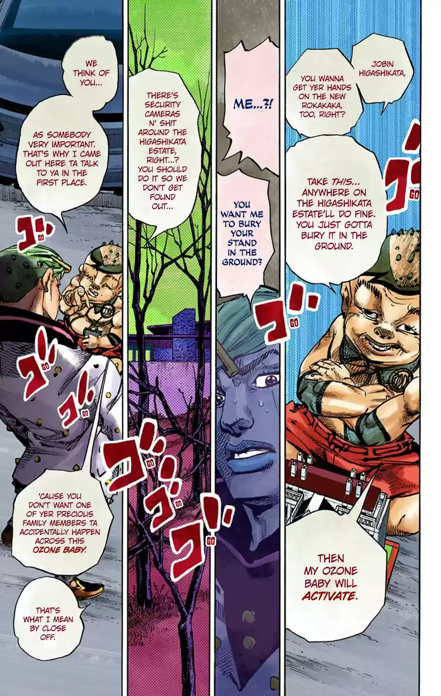 JoJo's Bizarre Adventure Part 8 JoJolion (Official Colored) Vol. 17 Ch. 70 Urban Guerrilla and Doremifasolati Do Part 3