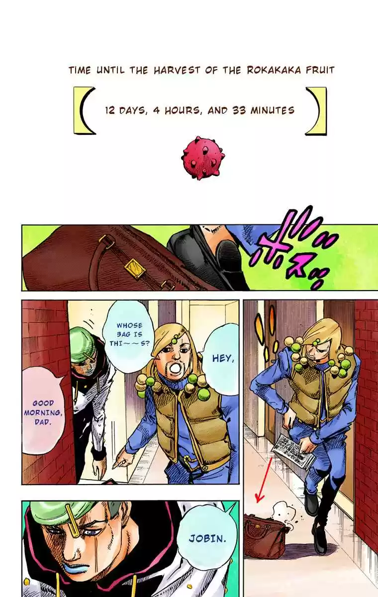 JoJo's Bizarre Adventure Part 8 JoJolion (Official Colored) Vol. 18 Ch. 72 The Northern Higashikata Estate, the Orchard