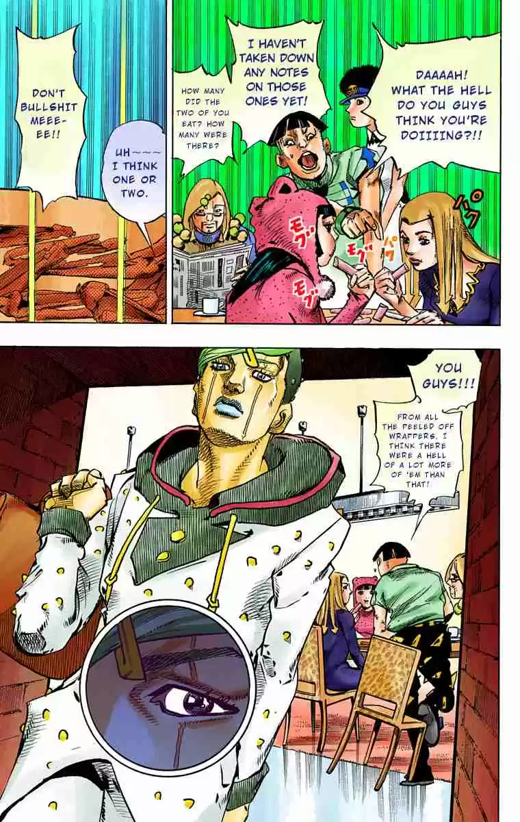 JoJo's Bizarre Adventure Part 8 JoJolion (Official Colored) Vol. 18 Ch. 72 The Northern Higashikata Estate, the Orchard