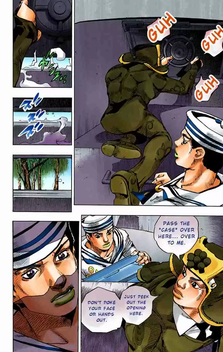JoJo's Bizarre Adventure Part 8 JoJolion (Official Colored) Vol. 18 Ch. 72 The Northern Higashikata Estate, the Orchard