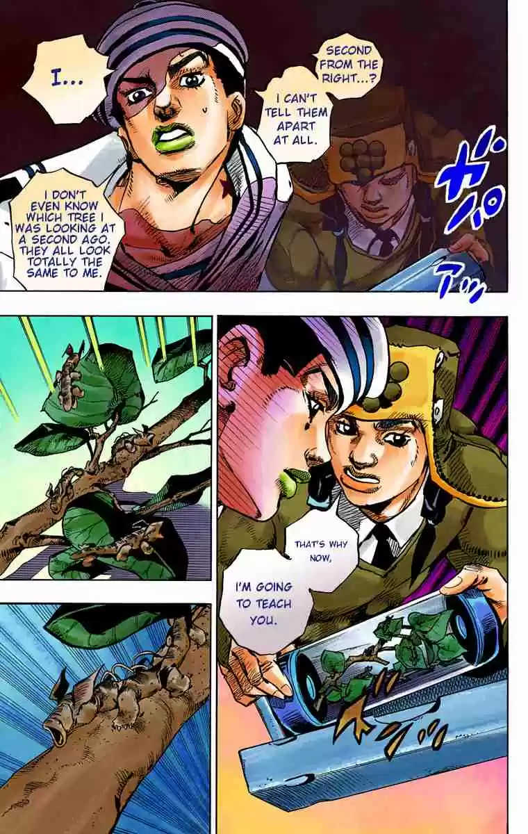JoJo's Bizarre Adventure Part 8 JoJolion (Official Colored) Vol. 18 Ch. 72 The Northern Higashikata Estate, the Orchard