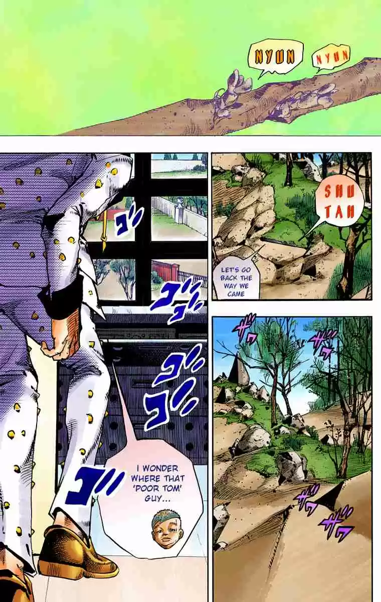 JoJo's Bizarre Adventure Part 8 JoJolion (Official Colored) Vol. 18 Ch. 72 The Northern Higashikata Estate, the Orchard